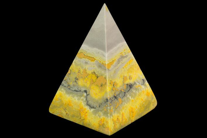 Polished Bumblebee Jasper Pyramid - Indonesia #114984